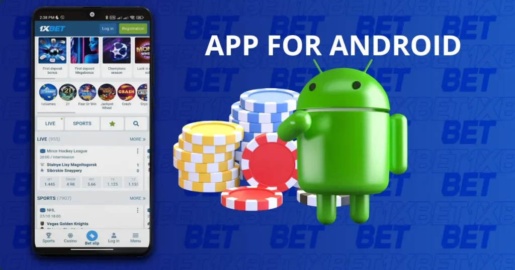 Android mobile application from 1xBet Malaysia