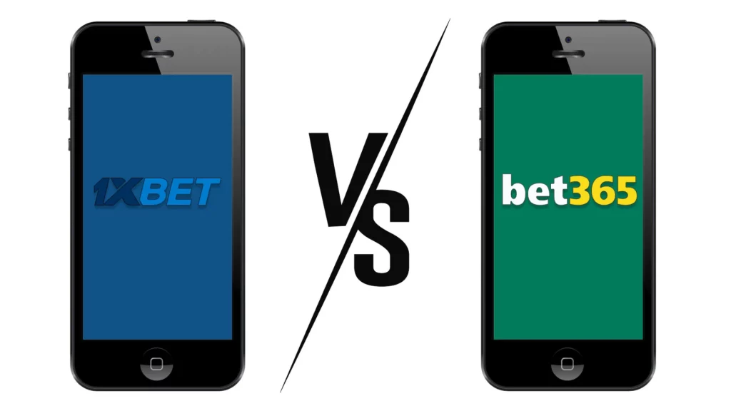 马来西亚 1xBet 和 Bet 365 移动应用程序的比较