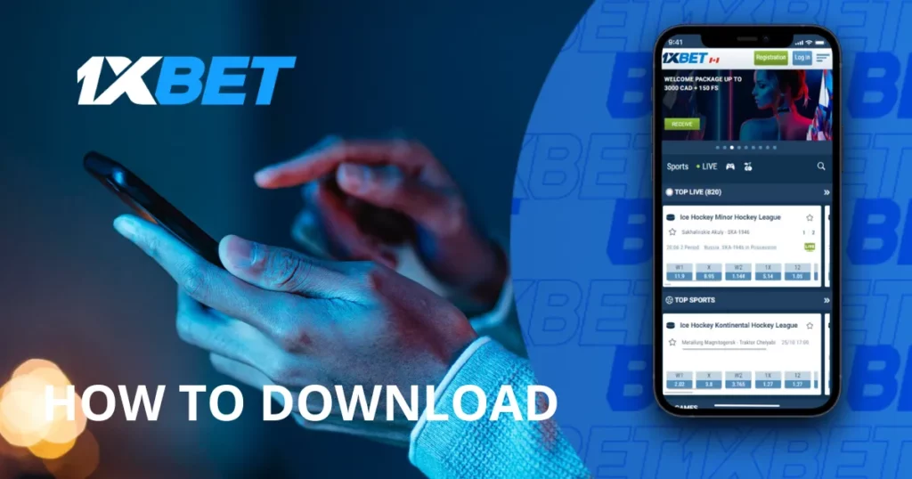 Instructions for downloading iOS application from 1xBet Malaysia