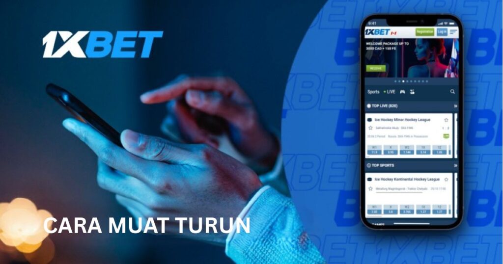 Arahan untuk memuat turun aplikasi iOS daripada 1xBet Malaysia